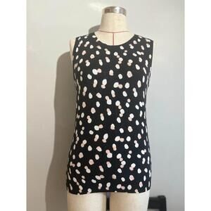 Philosophy Rayon/Nylon/Spandex Knit Polka Dot Tank Top Women's L‎